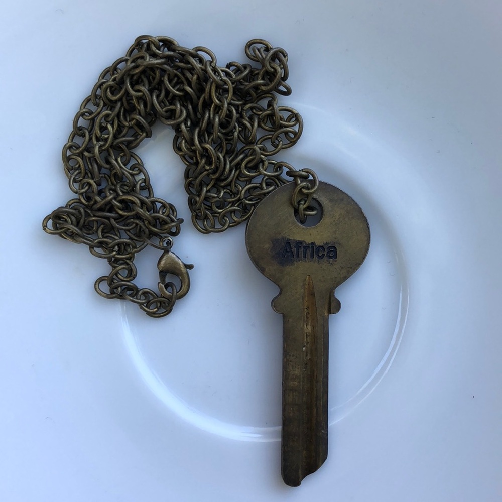 Africa Key Necklace